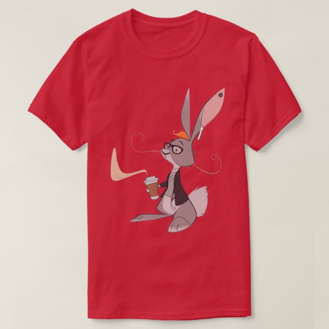 Camiseta Hipster Bunny (Frente do Design)