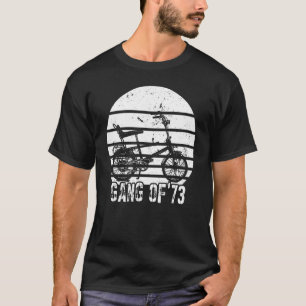 Camiseta Hipster de alto riser Bike Chopper 70s aniversário