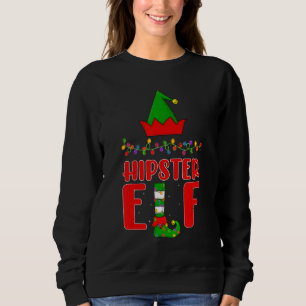 Camiseta Hipster Elf Matando a Iluminação Familiar Natal