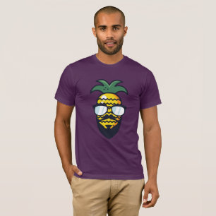Camiseta Hipster Engraçado PINEAPPLE Manguejos Rastafáricos