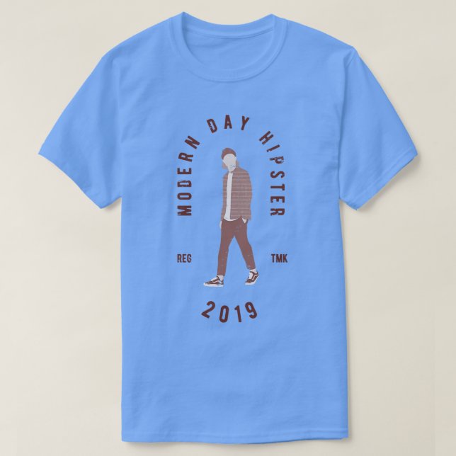 Camiseta Hipster moderno (Frente do Design)