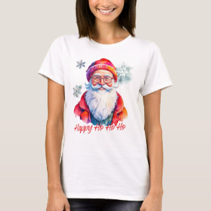 Camiseta Hipster Santa Claus