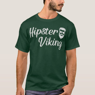 Camiseta Hipster Vivendo Barba Engraçada