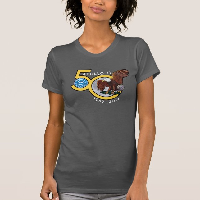 Camiseta Hipsteres espaciais® Camiseta-T ampollo 50 feminin (Frente)