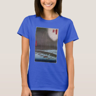 Camiseta Hiroshige: Opinião de Edo, 1858