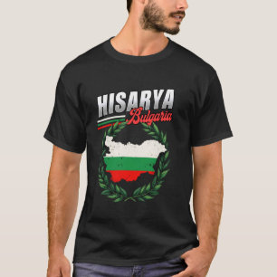 Camiseta Hisarya Bulgária Viagem Bandeira Búlgara