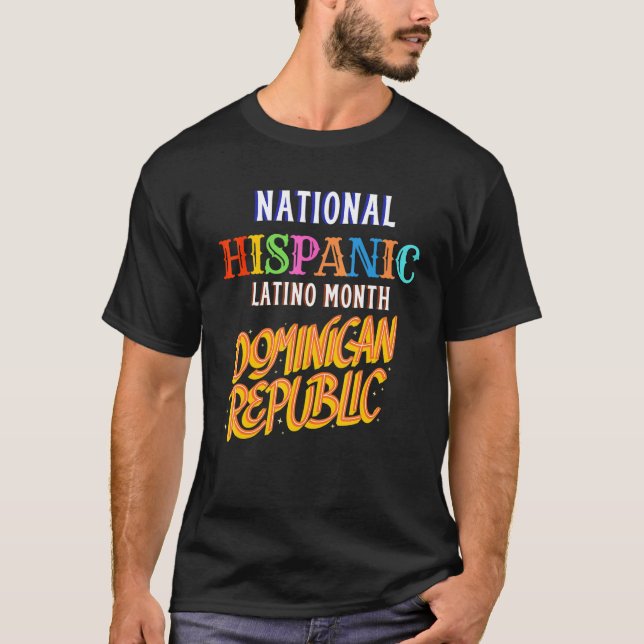 Camiseta Hispanic Ceremony Month Prideful Latin Spanish Ami (Frente)