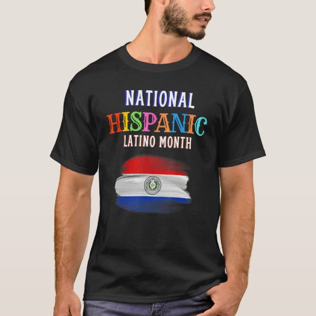 Camiseta Hispanic Ceremony Month Prideful Latin Spanish Ami (Frente)