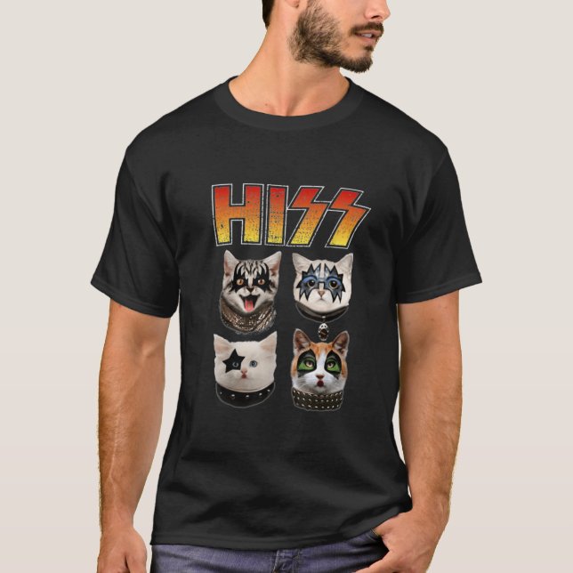 Camiseta Hiss Engraçado Cat Lover Classic (Frente)