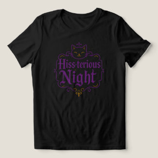 Camiseta Hiss-terius Night | APENAS PRETO