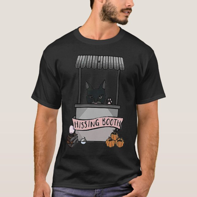 Camiseta Hissing Booth Kitten Kitten Cat Furdad Furdad Para (Frente)