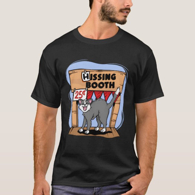 Camiseta Hissing Booth Kitten Kitty Cat Furmdad Furdad (Frente)