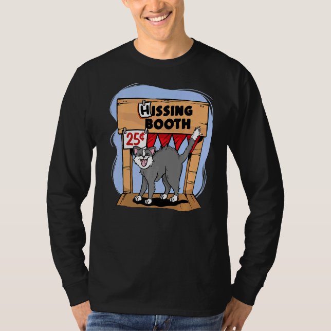 Camiseta Hissing Booth Kitten Kitty Cat Furmdad Furdad (Frente)