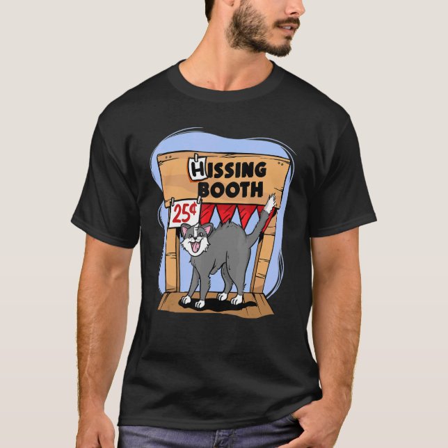 Camiseta Hissing Booth Kitten Kitty Cat Furmdad Furdad (Frente)