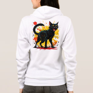 Camiseta Hissing Defensive Black Cat Women's