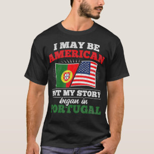 Camiseta História Americana Começou em Portugal