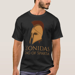 Camiseta História Clássica Antiga da Grécia Leonidas Rei