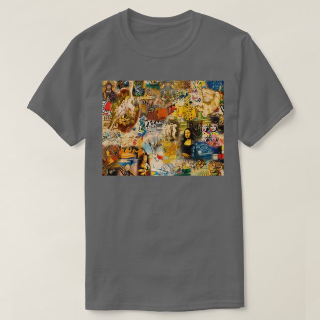 Camiseta História da arte (Frente do Design)