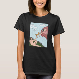 Camiseta História da Arte Belas Artes Michelangelo Cat for 