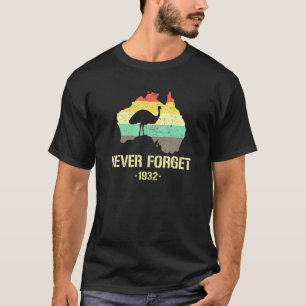 Camiseta História da Austrália na Guerra da Uem em 1932