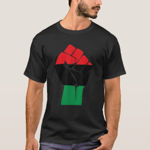 Camiseta História da Bandeira de Libertação Negra Pan-Afric