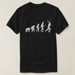 Camiseta História da Evolução do Cricket Lover Gift do Cric
