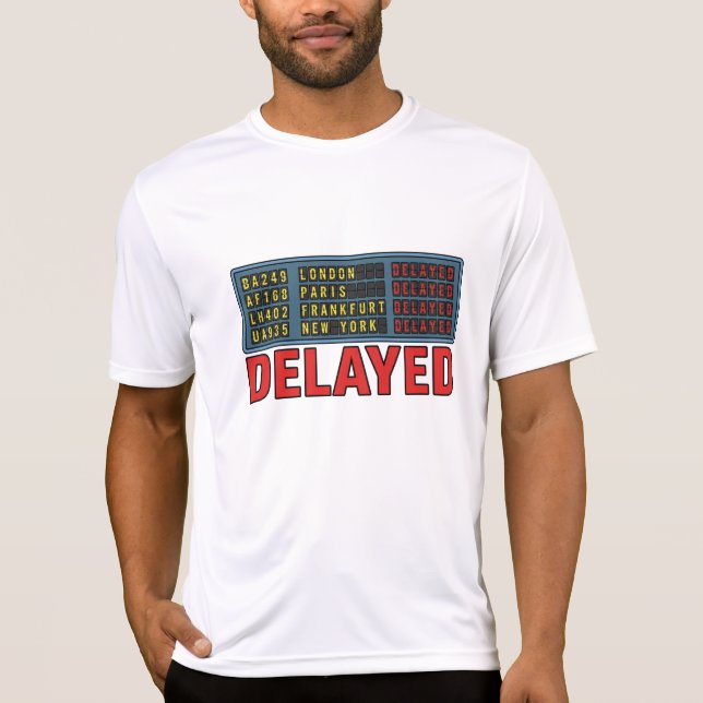 Camiseta História da Minha Vida Viagem Atrasada (Frente)