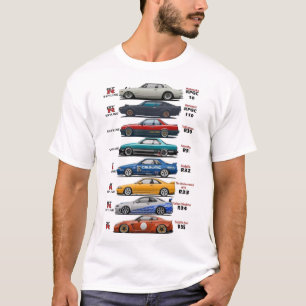 Camiseta história da Nissan GTr