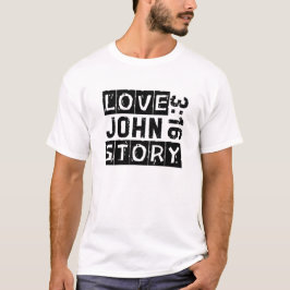 Camiseta História de Amor João 3:16 Citação da Bíblia Grung