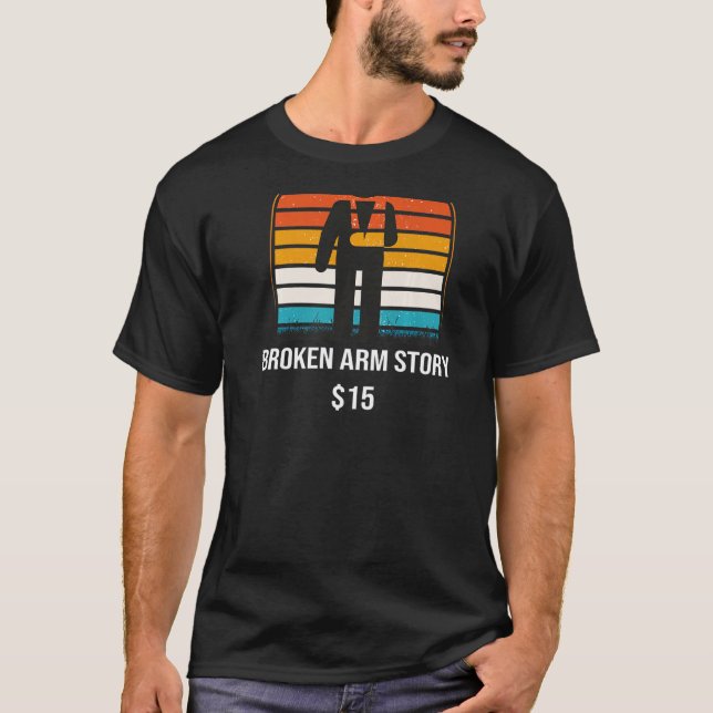 Camiseta História de Braço Quebrado 15 BACKPRINT Broken Bon (Frente)