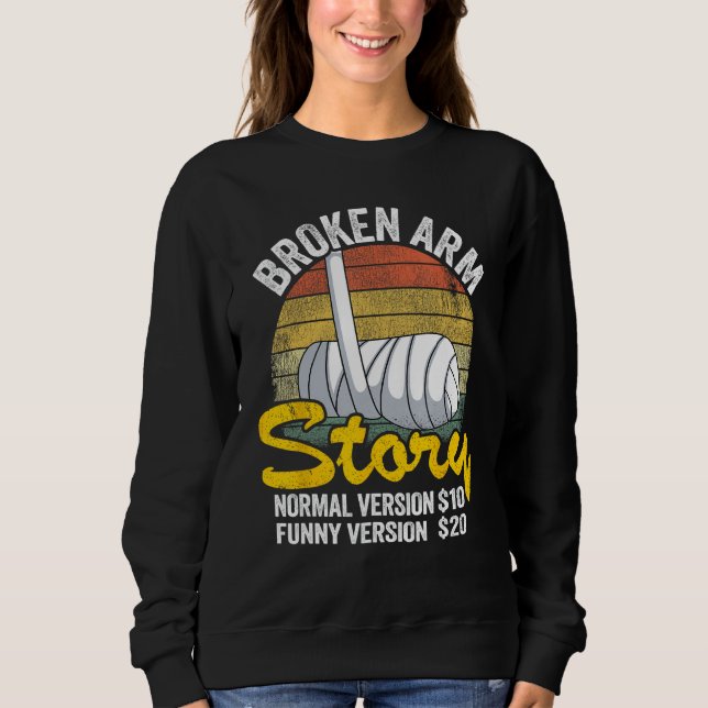 Camiseta História de Braço Quebrado Versão Normal $10 Versã (Frente)