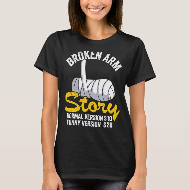 Camiseta História de Braço Quebrado Versão Normal 10 Versão (Frente)