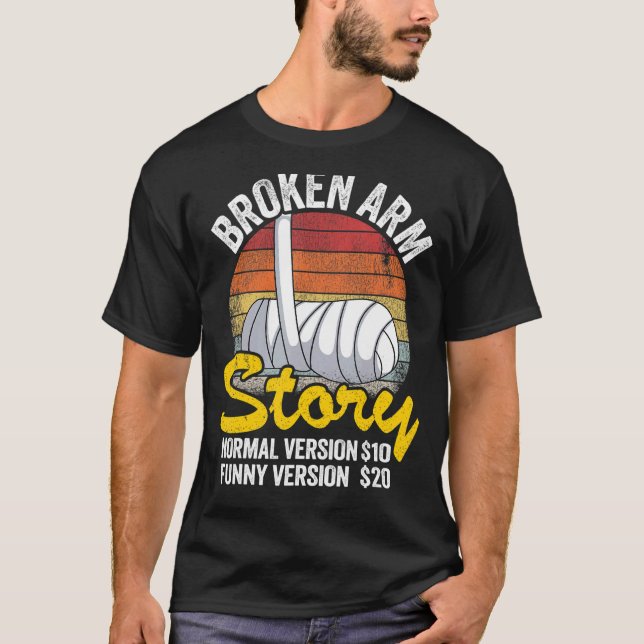 Camiseta História de Braço Quebrado Versão Normal 10 Versão (Frente)
