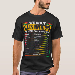 Camiseta História de Inventores Negros Esquecidos BHM