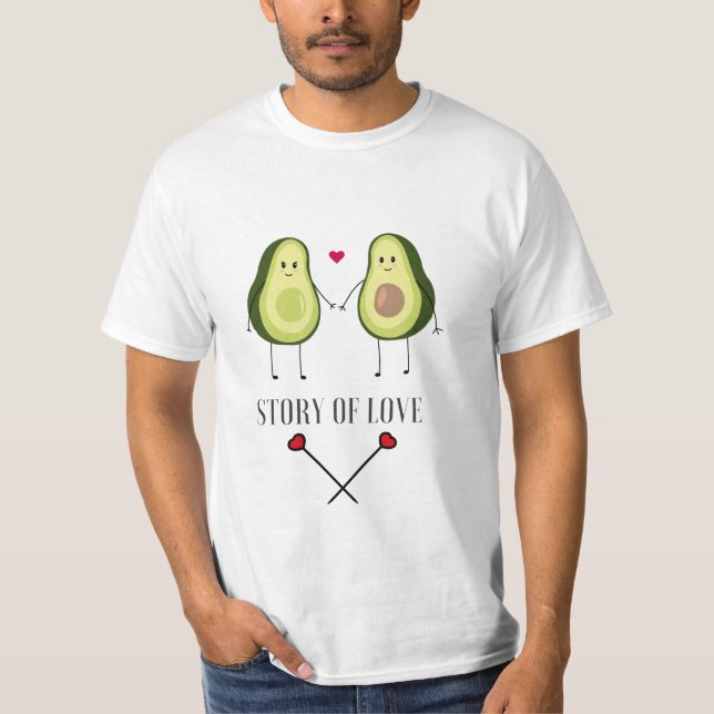 Camiseta História do Amor (Frente)