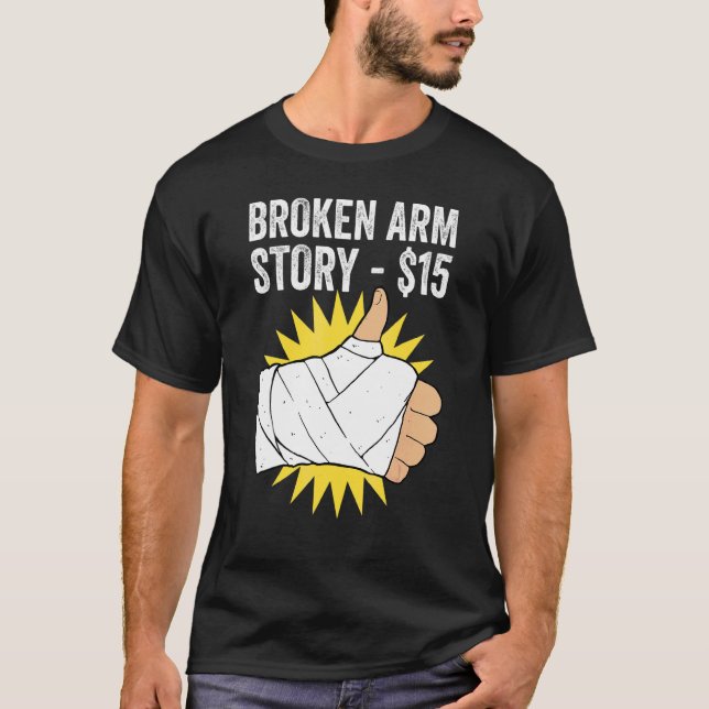 Camiseta História do Braço Quebrado (Frente)