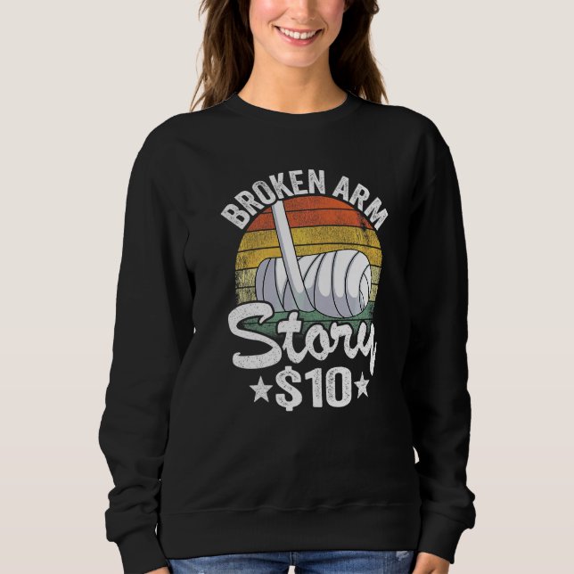 Camiseta História do Braço Quebrado 10 Crianças com Mão Que (Frente)