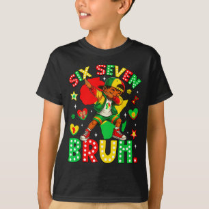 Camiseta História do Bruh Dabbing 67 Sete Afro-Americano Bl