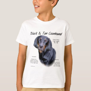 Camiseta História do Contorno Negro e Tan