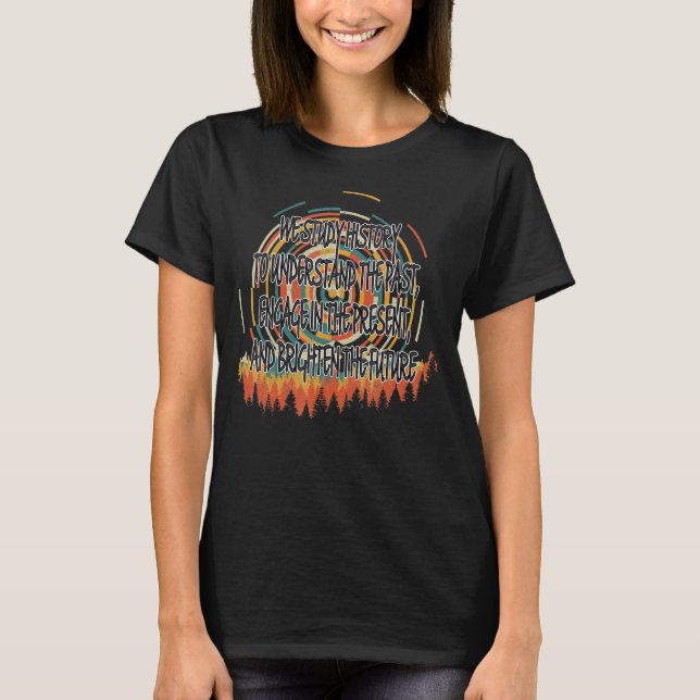Camiseta História do Estudo História do Ensino 5 (Frente)