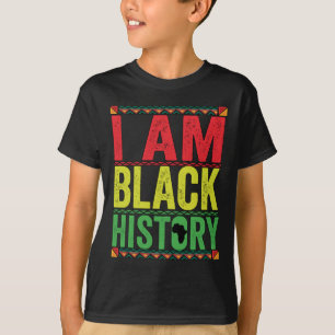 Camiseta História do Mês Negro - EU SOU HISTÓRIA NEGRA