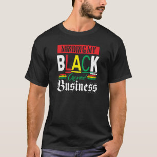 Camiseta História do Orgulho Africano a Pensar no Meu Bando