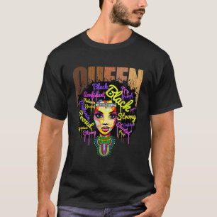 Camiseta História do Orgulho Negro Mês Afro-Americano