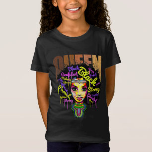 Camiseta História do Orgulho Negro Mês Afro-Americano