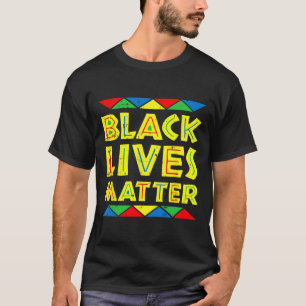 Camiseta História do Problema das Vidas Negras Protesto Afr