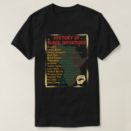Camiseta História dos Inventores Negros e suas Invenções