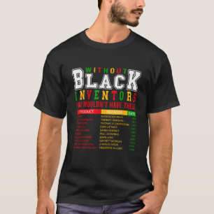 Camiseta História Dos Inventores Negros Esquecidos História