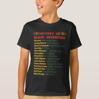 Camiseta História Dos Inventores Negros História Negra