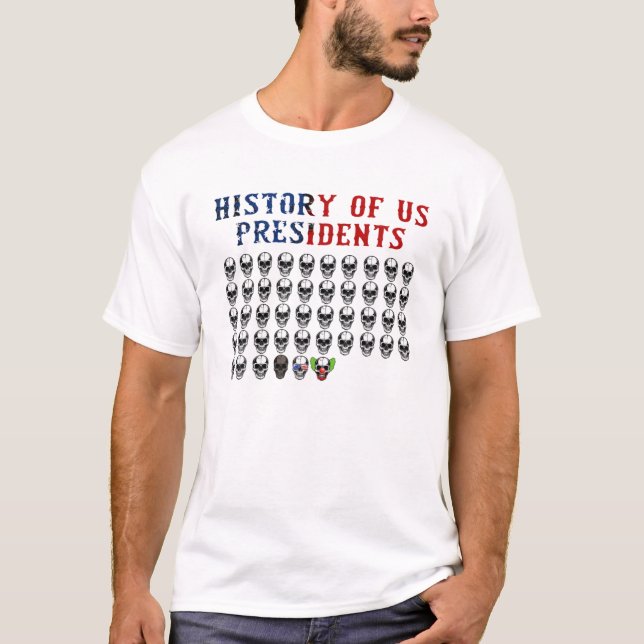 Camiseta História Dos Presidentes Dos Estados Unidos 46º Pr (Frente)