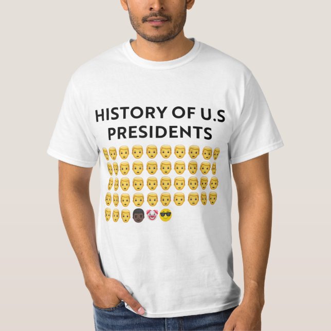 Camiseta História dos presidentes dos EUA 46º presidente le (Frente)